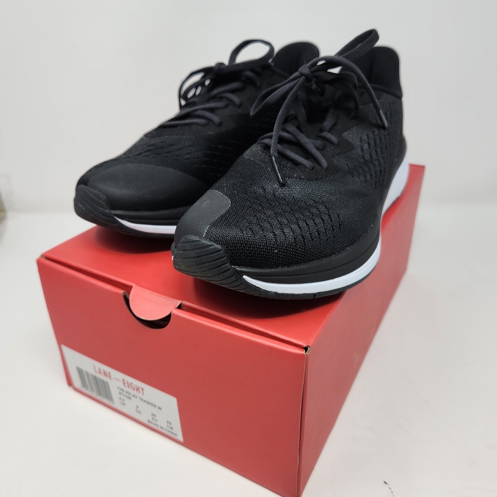 Lane-Eight Black Men's Running Shoes
